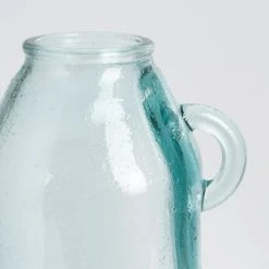 Mica Decorations Vases Vase Bouteille En Verre Recyclé Bleu Clair H45 -Vases Soldes vase bouteille en verre recycle bleu clair h45 2