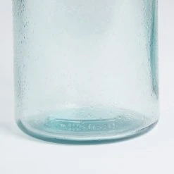 Mica Decorations Vases Vase Bouteille En Verre Recyclé Bleu Clair H45 -Vases Soldes vase bouteille en verre recycle bleu clair h45 3