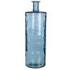 Mica Decorations Vases Vase Bouteille En Verre Recyclé Bleu H75 -Vases Soldes vase bouteille en verre recycle bleu h75