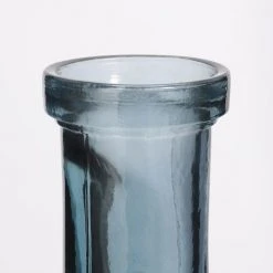 Mica Decorations Vases Vase Bouteille En Verre Recyclé Bleu H75 -Vases Soldes vase bouteille en verre recycle bleu h75 8