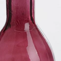 Mica Decorations Vases Vase Bouteille En Verre Recyclé Bordeaux H75 -Vases Soldes vase bouteille en verre recycle bordeaux h75 3