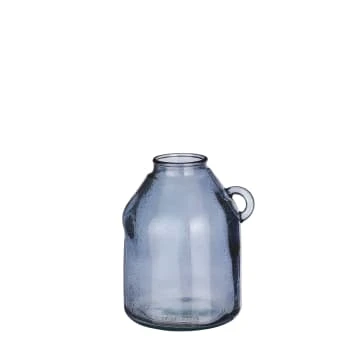 Mica Decorations Vases Vase Bouteille En Verre Recyclé Bleu Clair H25.5 6 Mica Decorations Vases Vase Bouteille En Verre Recyclé Bleu Clair H25.5 – Image 4