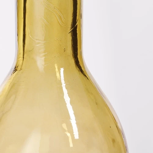 Mica Decorations Vases Vase Bouteille En Verre Recyclé Ocre H50 7 Mica Decorations Vases Vase Bouteille En Verre Recyclé Ocre H50 – Image 5