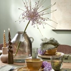 Mica Decorations Vases Vase Bouteille En Verre Recyclé Taupe H25.5 -Vases Soldes vase bouteille en verre recycle taupe h25 5 1