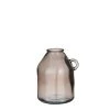 Mica Decorations Vases Vase Bouteille En Verre Recyclé Taupe H25.5 -Vases Soldes vase bouteille en verre recycle taupe h25 5