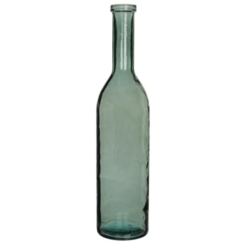 Mica Decorations Vases Vase Bouteille En Verre Recyclé Vert H100 3 Mica Decorations Vases Vase Bouteille En Verre Recyclé Vert H100