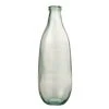 LANADECO Vases Vase Bouteille En Verre Transparent H40cm -Vases Soldes vase bouteille en verre transparent h40cm