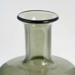 Mica Decorations Vases Vase Bouteille En Verre Vert H30 -Vases Soldes vase bouteille en verre vert h30 3