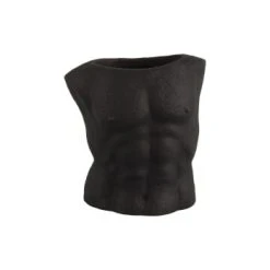 Present Time Vases Vase Cache Pot En Polyrésine Modèle Terracotta -Vases Soldes vase cache pot en polyresine modele noir 6