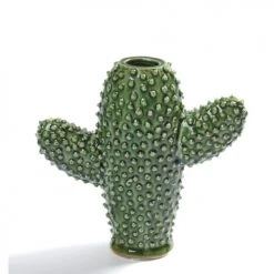 Serax Vases Vase Cactus Small Porcelaine Verte H20cm