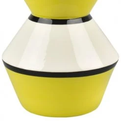 Wadiga Vases Vase Céramique Design Safran - 14x14x22cm -Vases Soldes vase ceramique design safran 14x14x22cm 2
