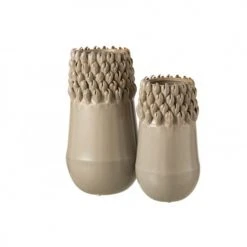 LANADECO Vases Vase Céramique Gris H27,8cm -Vases Soldes vase ceramique gris h27 8cm 2