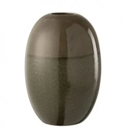 LANADECO Vases Vase Céramique Vert H30,5cm