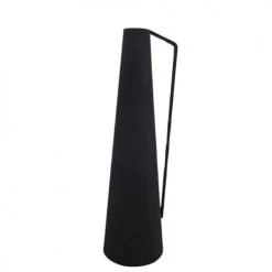 Passage Vernet Vases Vase Conique à Anse En Métal Noir