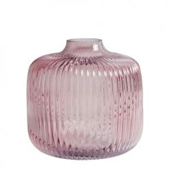 Mathilde M Vases Vase Côtelé Soliflore Bas