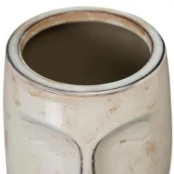 Ixia Vases Vase Crème En Forme De Visage H18cm -Vases Soldes vase creme en forme de visage h18cm 1