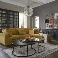 Maisons Du Monde Vases Vase Dame-Jeanne En Verre Teinté Jaune H30 -Vases Soldes vase dame jeanne en verre teinte jaune h30 1000 6 19 206454 2