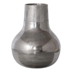 Vases Soldes 27 Bepurehome Vases Vase Déco En Métal Vase á Fleurs Argent 46x36x36