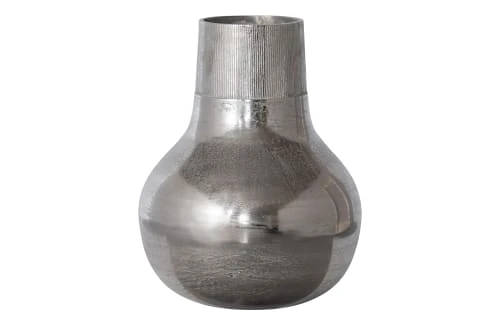 Bepurehome Vases Vase Déco En Métal Vase á Fleurs Argent 46x36x36 1 Bepurehome Vases Vase Déco En Métal Vase á Fleurs Argent 46x36x36 -Vases Soldes vase deco en metal vase a fleurs argent