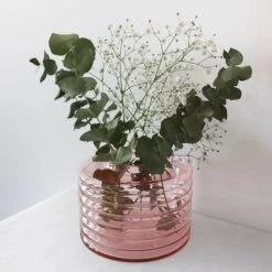 Kulile Vases Vase Déco En Verre Soufflé Rose Blush 10 Kulile Vases Vase Déco En Verre Soufflé Rose Blush -Vases Soldes vase deco en verre souffle rose blush 1