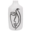Beliani Vases Vase Décoratif Blanc 22 Cm