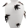 Mathi Design Vases Vase Décoratif Céramique Blanche à Motif Oiseaux -Vases Soldes vase decoratif ceramique blanche a motif oiseaux