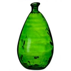 Wadiga Vases Vase Décoratif En Verre Recyclé Gris - 25x25x47cm -Vases Soldes vase decoratif en verre recycle vert 25x25x47cm