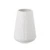 Wadiga Vases Vase Design En Céramique Blanc 15x15x20,3cm -Vases Soldes vase design en ceramique blanc 15x15x20 3cm