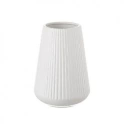 Wadiga Vases Vase Design En Céramique Blanc 15x15x20,3cm