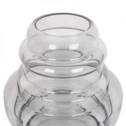 Present Time Vases Vase Distinct Large Verre Gris -Vases Soldes vase distinct large verre gris 3