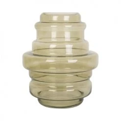 Present Time Vases Vase Distinct Verre Vert -Vases Soldes vase distinct verre vert 4