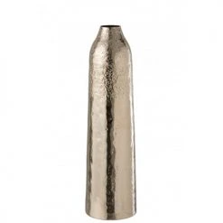 LANADECO Vases Vase Droit Irrégulier Alu Argent H61cm
