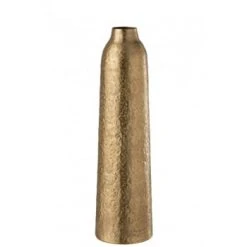 LANADECO Vases Vase Droit Irrégulier Alu Argent H61cm -Vases Soldes vase droit irregulier alu or h63cm