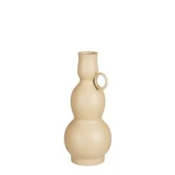 Mica Decorations Vases Vase En Aluminium Terra H24 -Vases Soldes vase en aluminium beige h24 1