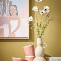 Mica Decorations Vases Vase En Aluminium Beige H24 -Vases Soldes vase en aluminium beige h24 3