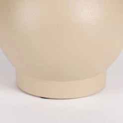 Mica Decorations Vases Vase En Aluminium Beige H24 -Vases Soldes vase en aluminium beige h24 6