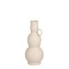 Mica Decorations Vases Vase En Aluminium Blanc Cassé H24 -Vases Soldes vase en aluminium blanc casse h24