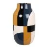 Maisons Du Monde Vases Vase En Argile Bleu, Blanc, Jaune Et Noir H30 -Vases Soldes vase en argile bleu blanc jaune et noir h30 1000 11 26 228355 1
