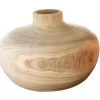Becquet Vases Vase En Bois De Paulownia Beige -Vases Soldes vase en bois de paulownia beige