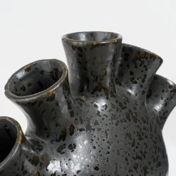 Mica Decorations Vases Vase En Céramique Couleur Noir H21 -Vases Soldes vase en ceramique couleur noir h21 3