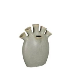 Mica Decorations Vases Vase En Céramique Couleur Crème H30.5 -Vases Soldes vase en ceramique couleur vert h30 5 1