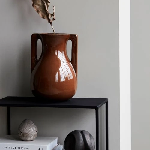 House Doctor Vases Vase En Céramique Marron H31 4 House Doctor Vases Vase En Céramique Marron H31 – Image 2