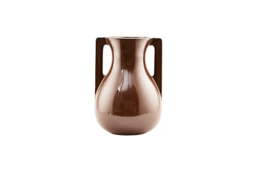 House Doctor Vases Vase En Céramique Marron H31 3 House Doctor Vases Vase En Céramique Marron H31
