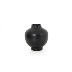 Ames Vases Vase En Céramique Noire 23x28x23cm