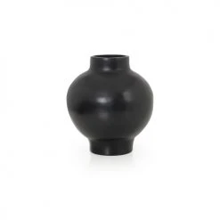 Ames Vases Vase En Céramique Noire 31x34x31cm