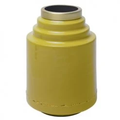 Zago Vases Vase En Fer émaillé Jaune