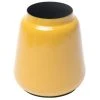 Zago Vases Vase En Fer émaillé Jaune H19cm 2 Zago Vases Vase En Fer émaillé Jaune H19cm -Vases Soldes vase en fer emaille jaune h19cm