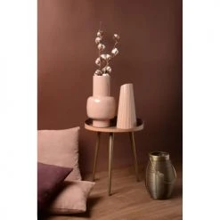 Zago Vases Vase En Fer émaillé Rose -Vases Soldes vase en fer emaille rose 3
