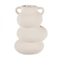 Maisons Du Monde Vases Vase En Grès Beige H22
