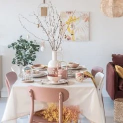 Maisons Du Monde Vases Vase En Grès Beige Rosé H25 -Vases Soldes vase en gres beige rose h25 1000 10 16 203704 3